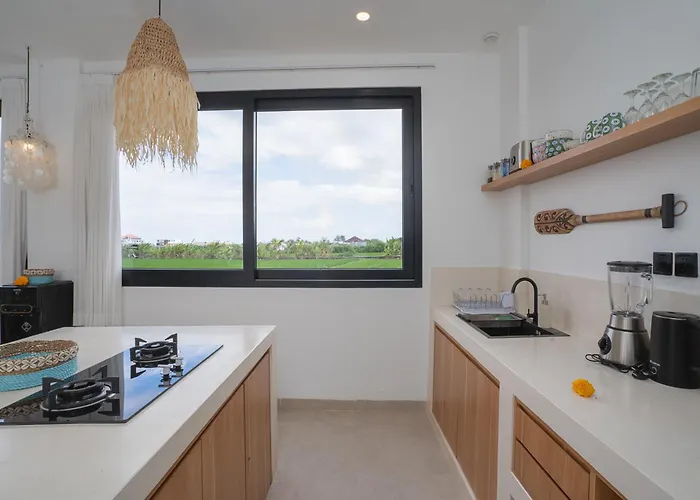 Sawahku - 2br Private With Rooftop & Rice Field View Canggu (Bali)