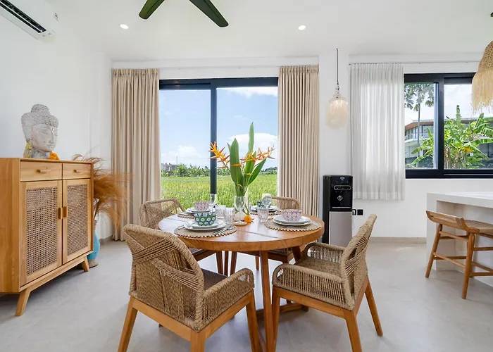Sawahku - 2br Private With Rooftop & Rice Field View Villa *